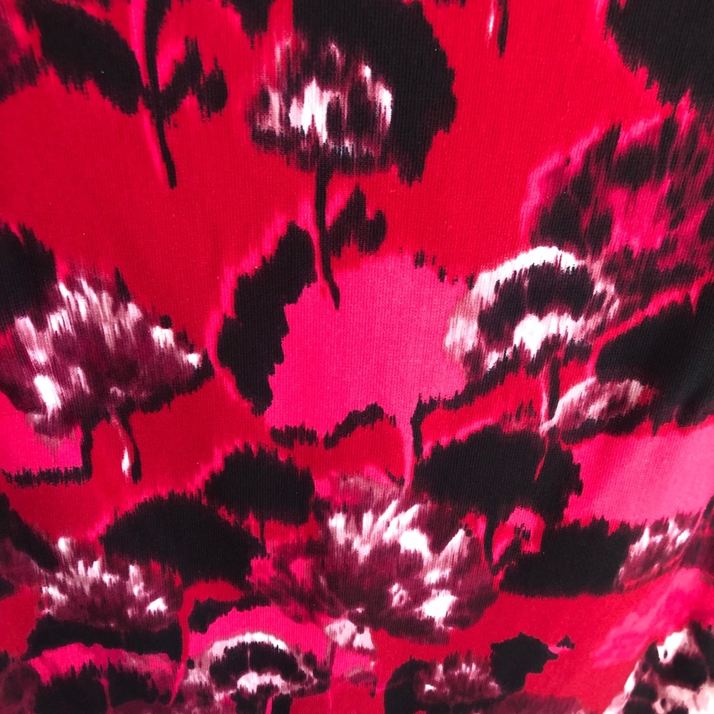 NWT Tommy Hilfiger red flower dress - Picture 5 of 8